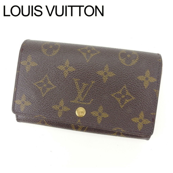 Louis Vuitton zipper Biet brown Tresor bifold Wallet Porte Monnaie - Picture 1 of 5